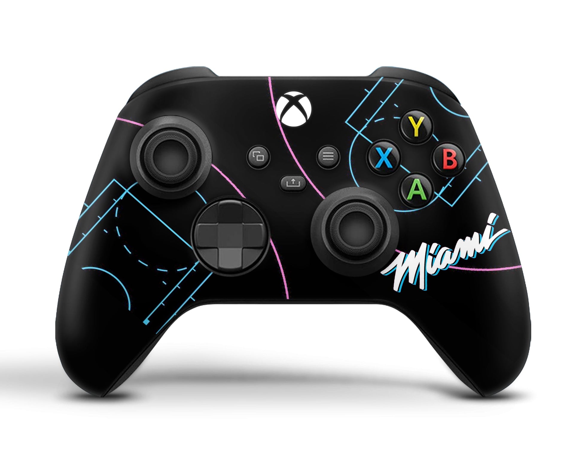 Lux Skins Xbox Series Controller Miami HeatSkins - Sports Basketball Skin