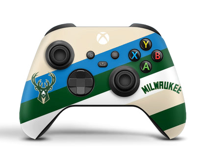 Lux Skins Xbox Series X Milwaukee Bucks Xbox Series X Skins - Sports Basketball & S Skin