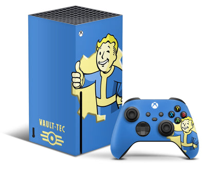 Lux Skins Xbox Series X Fallout Vault Boy Xbox Series X Skins - Pop culture Fallout & S Skin