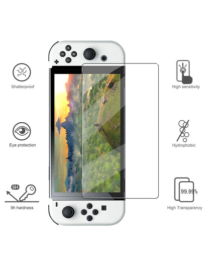 Nintendo Switch OLED Tempered Glass Screen Protector