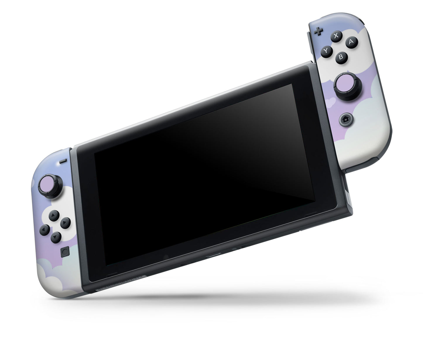 Purple Dreamy Clouds Nintendo Switch OLED Skin