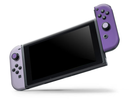 Misty Lavender Clouds Nintendo Switch OLED Skin