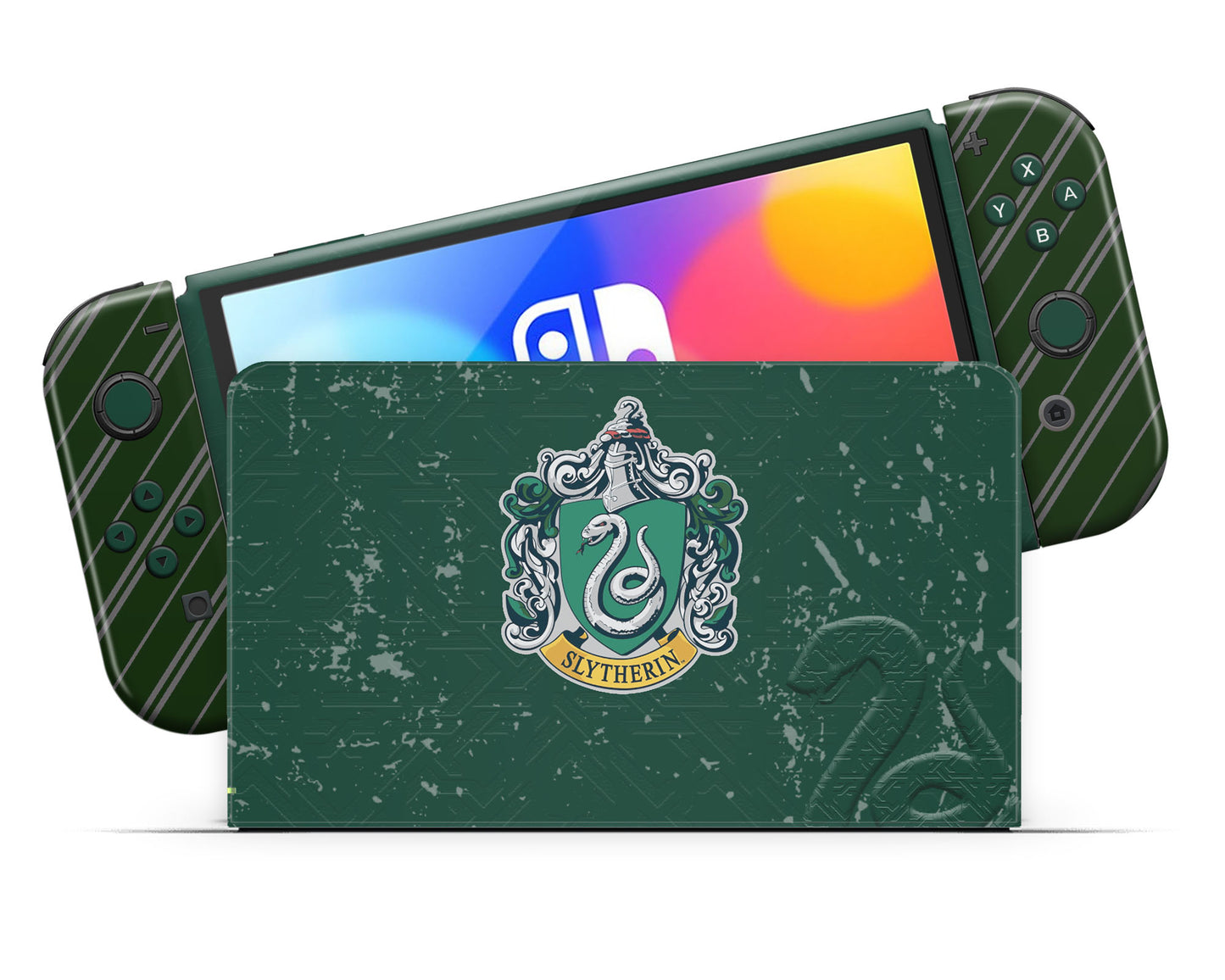 Harry Potter Slytherin Nintendo Switch OLED Skin