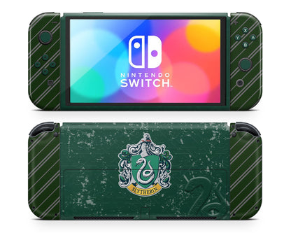 Harry Potter Slytherin Nintendo Switch OLED Skin