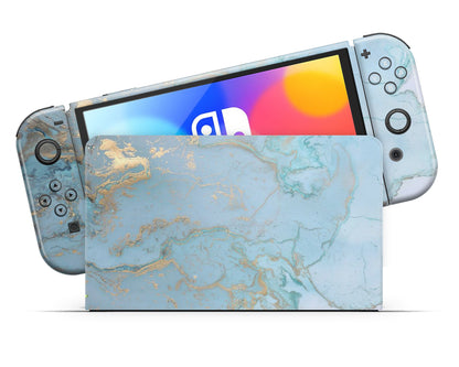 Blue Marble Nintendo Switch OLED Skin