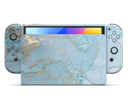 Blue Marble Nintendo Switch OLED Skin