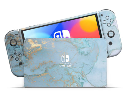 Blue Marble Nintendo Switch OLED Skin