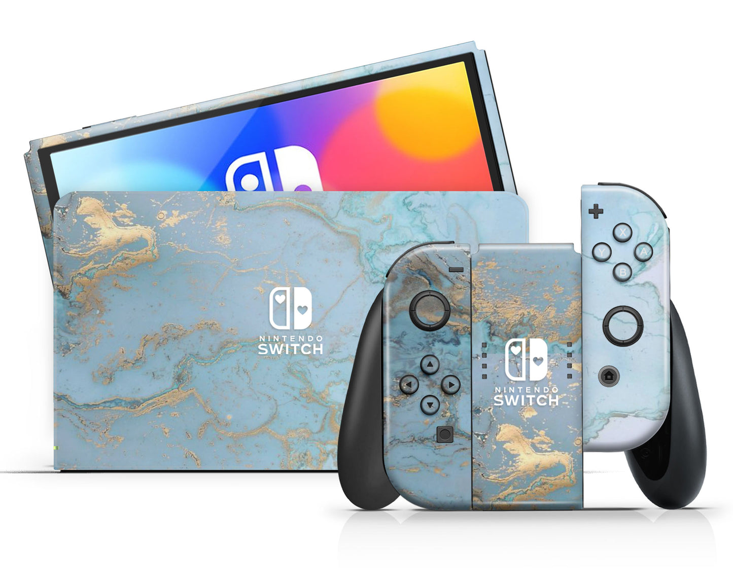 Blue Marble Nintendo Switch OLED Skin