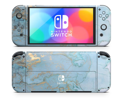 Blue Marble Nintendo Switch OLED Skin