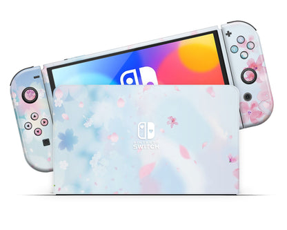 Cherry Blossom Sakura Flower Nintendo Switch OLED Skin