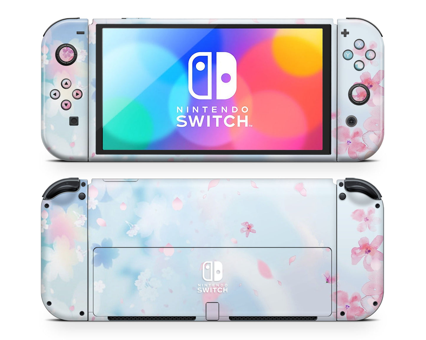 Cherry Blossom Sakura Flower Nintendo Switch OLED Skin