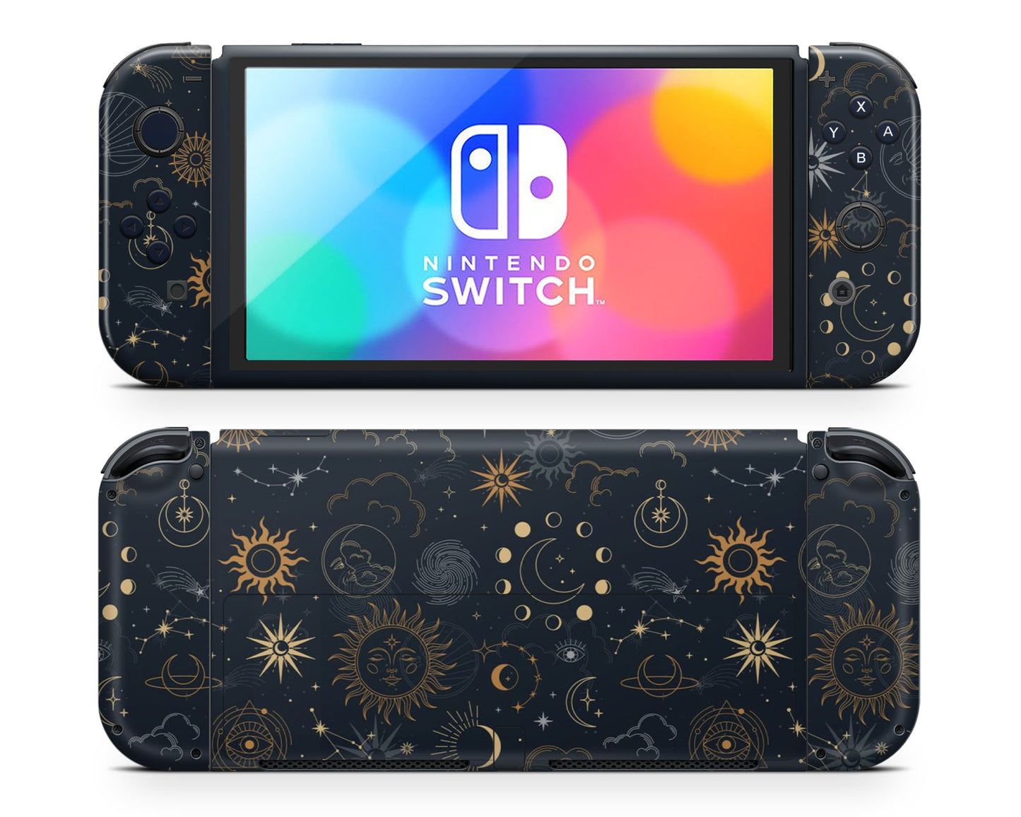 Constellation Stargazing Night Nintendo Switch OLED Skin