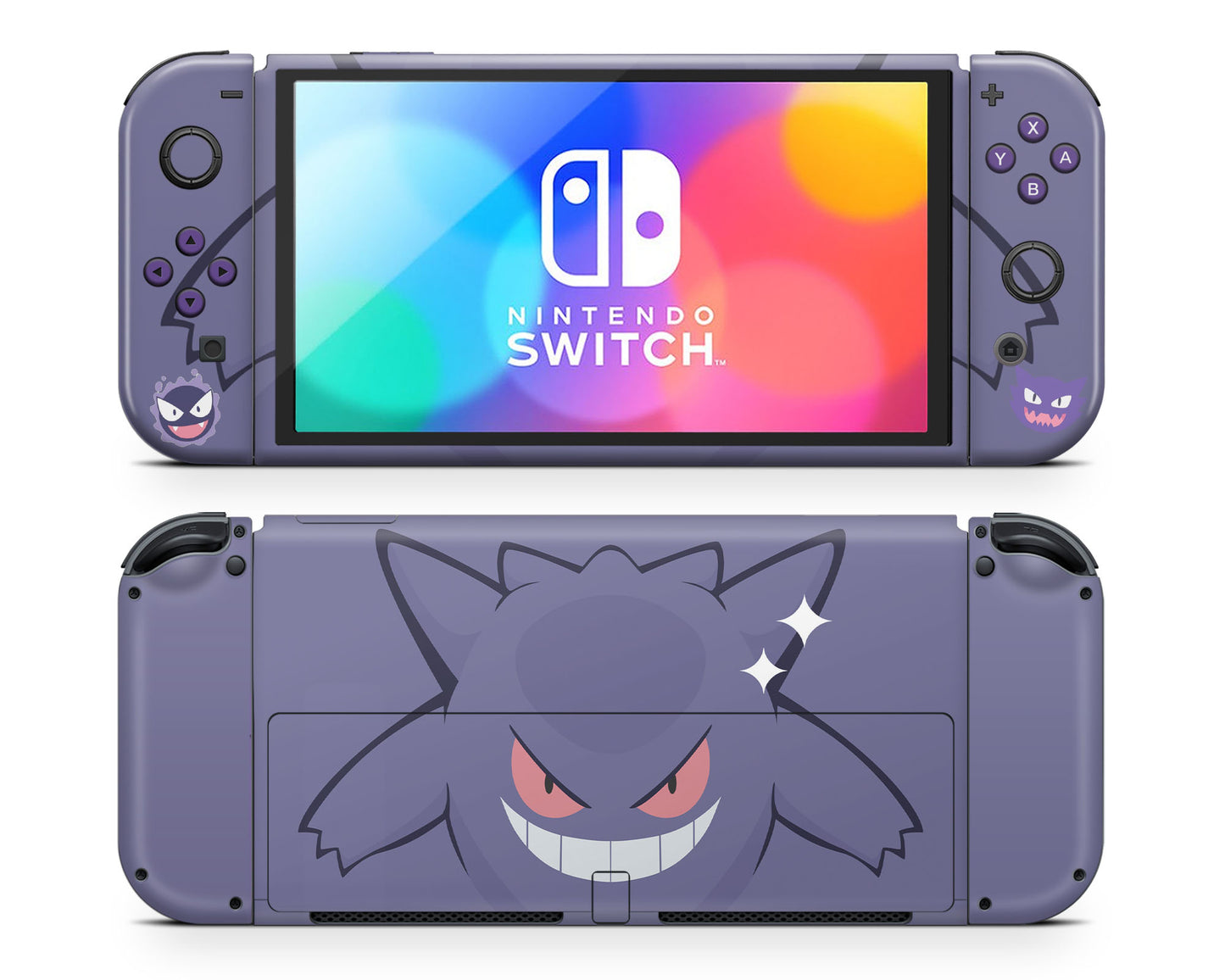 Pokemon Gengar Evolution Nintendo Switch OLED Skin