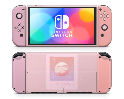 BTS Heartbeat Nintendo Switch OLED Skin