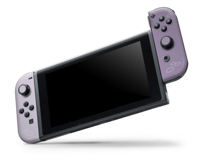 Purple Clouds Nintendo Switch OLED Skin