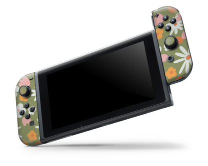 Vintage Floral Nintendo Switch OLED Skin