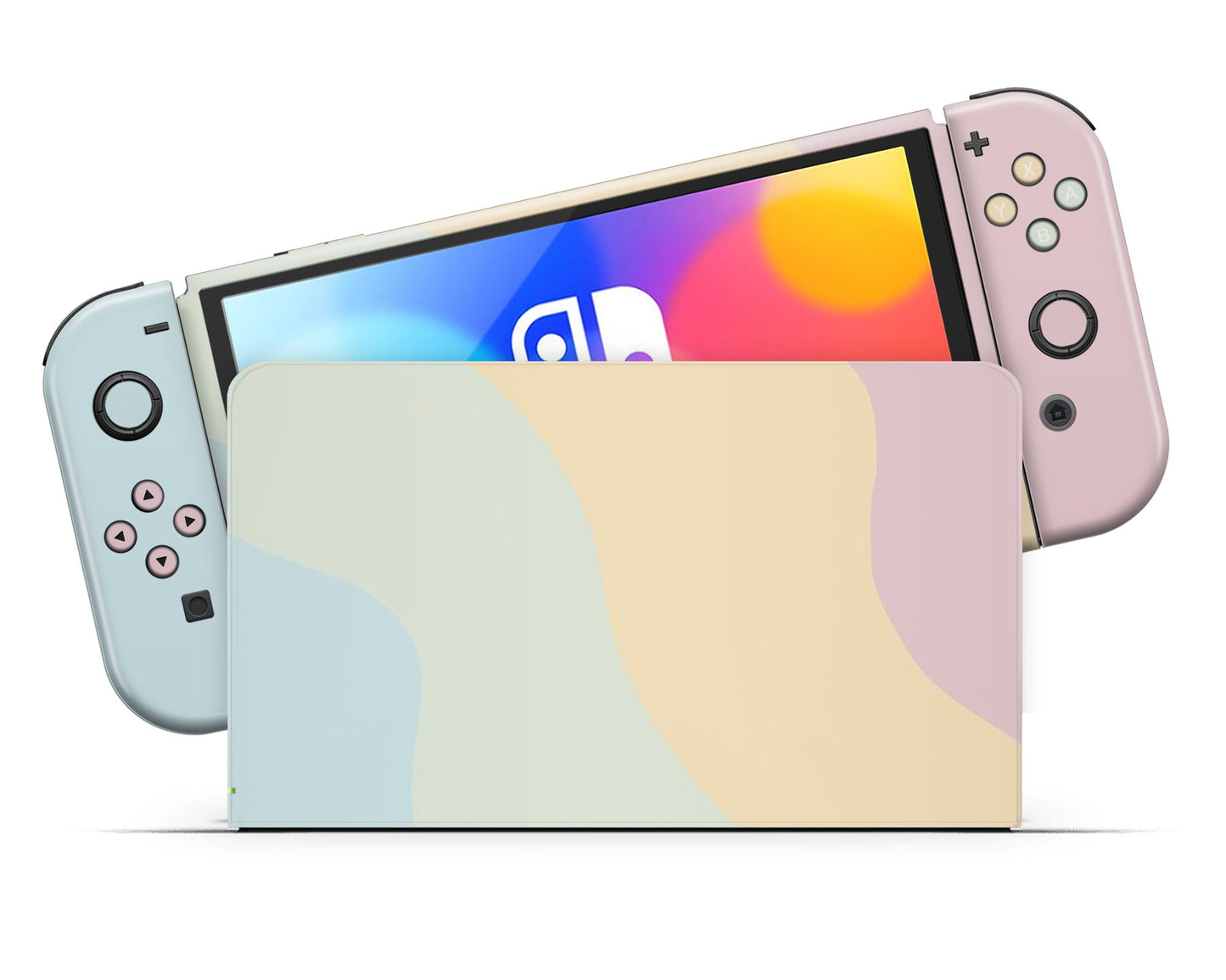 Retro Waves Nintendo Switch OLED Skin