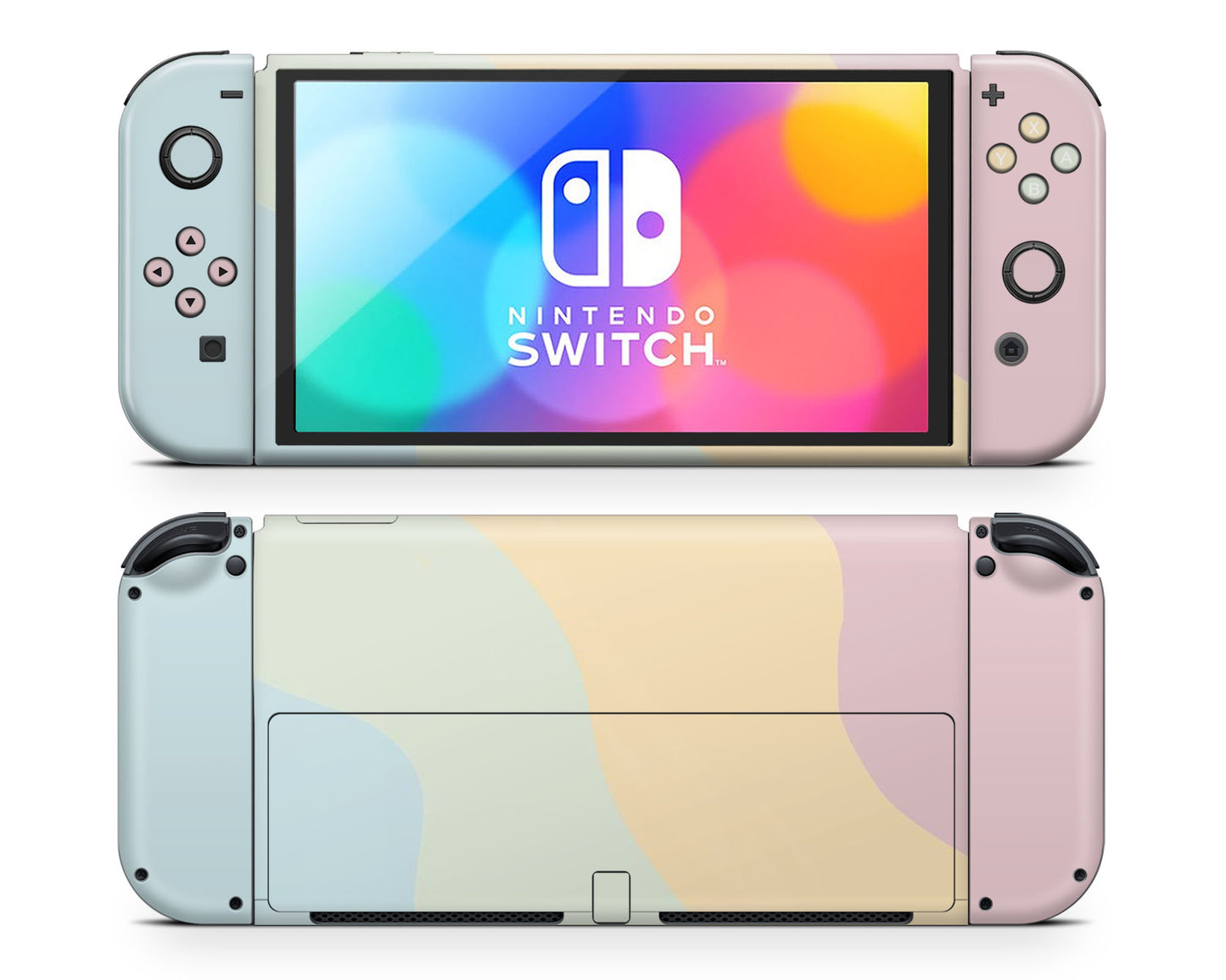 Retro Waves Nintendo Switch OLED Skin