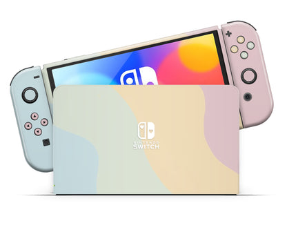 Retro Waves Nintendo Switch OLED Skin