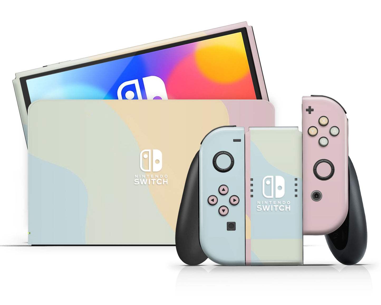 Retro Waves Nintendo Switch OLED Skin